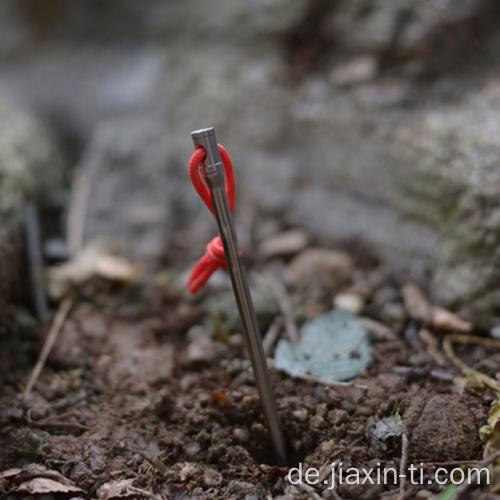 Zeltnagelstift Gr5 Titanstange Zeltheringe